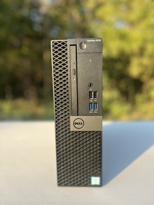 Dell Optiplex 5050 SFF i5-7500 @ 3.40GHz 8GB  256GB NVMe SSD DVD WIN10 Kbd Mouse