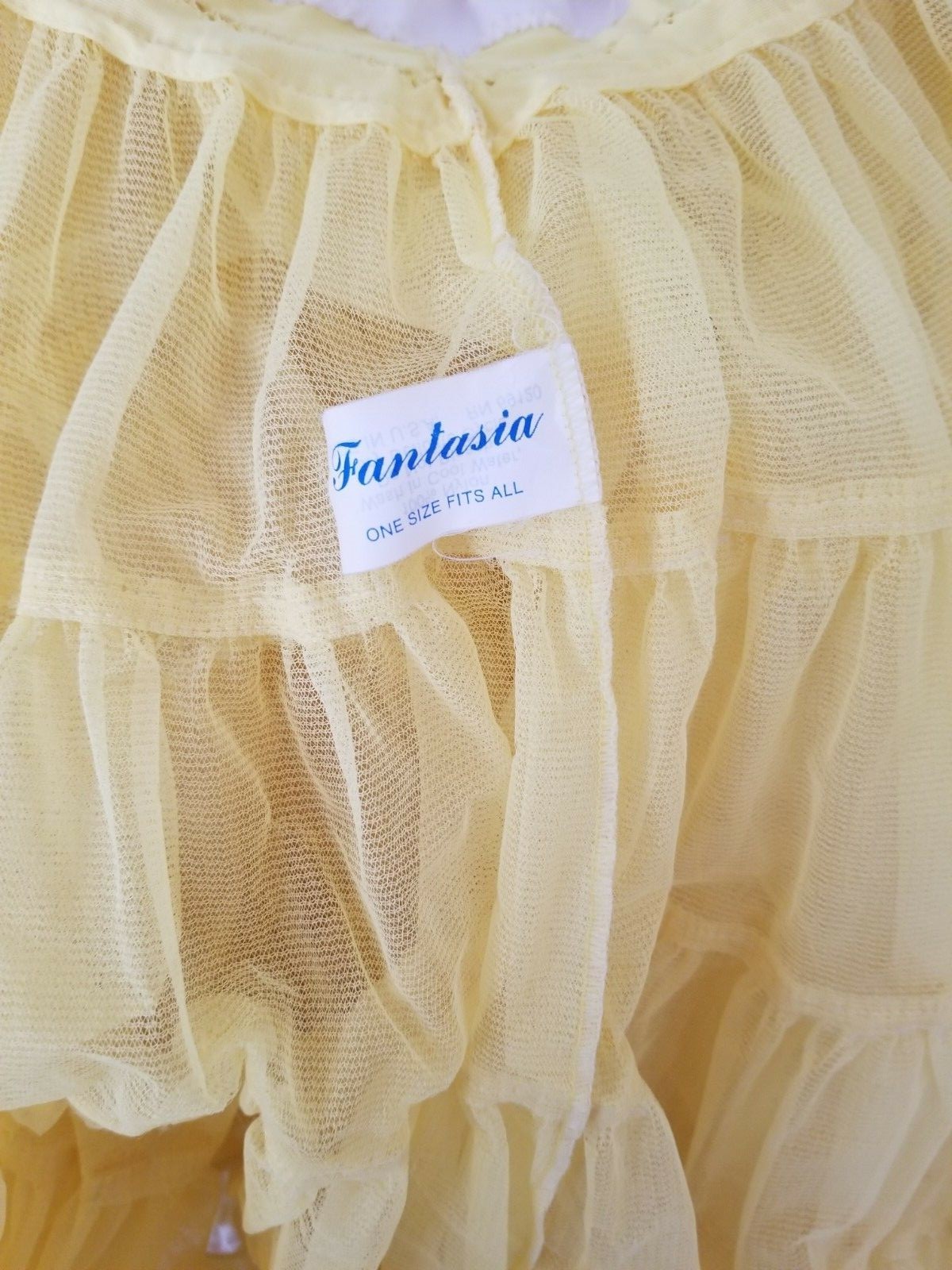 Yellow Square Dance Petticoat Fantasia