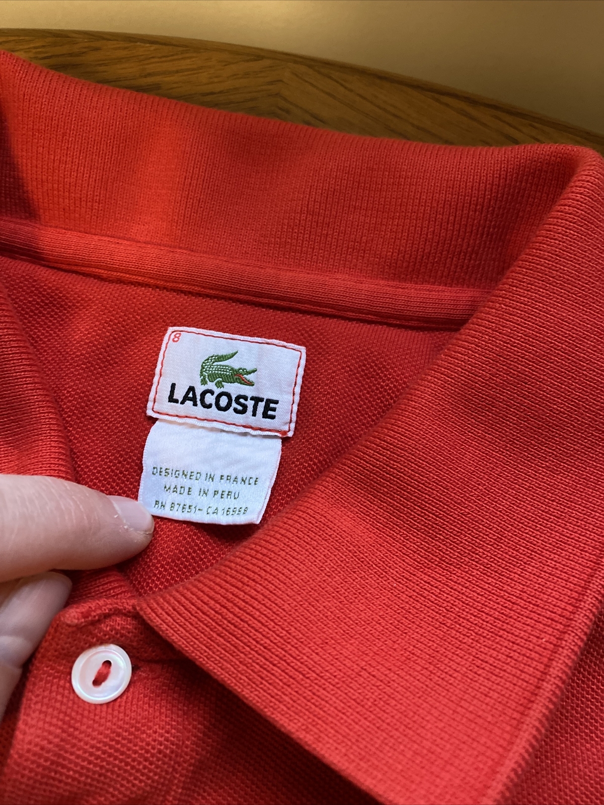 3xl lacoste polo