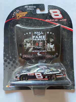 Dale Earnhardt Jr #8 Car and Hood 1:84 Scale Hall of Fame Tribute Winners Circle