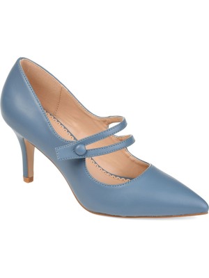 

JOURNEE COLLECTION Женские светло-голубые туфли-лодочки Sidney Toe Stiletto 7,5 м со стелькой, Light blue, SIDNEY-PUMP