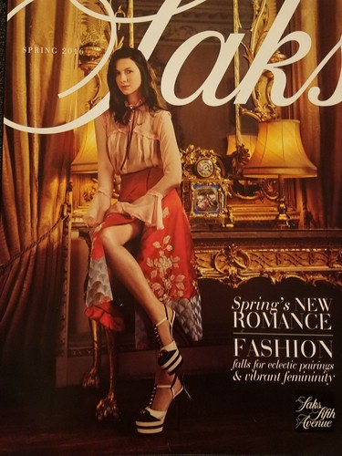 **Rare** Saks Magalog spring 2016 Outlander feature, Sam Heughan Caitriona Balfe