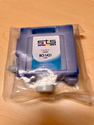 NEW STS Inks Cyan Ink Cartridge for Canon BCI-1421 Expired 5/20/21