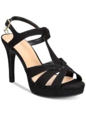 

Женские туфли THALIA SODI Black Heart на платформе 1 дюйм Verrda с ремешком на шпильке, 9,5 м, Черный, VERRDAF