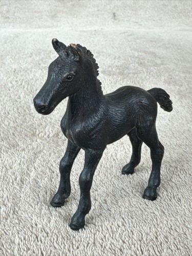 Schleich Friesian Frisian Horse/Foal 13622 Rare Retired | eBay