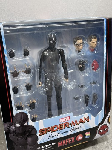 Mafex No. 125 Spider-Man Stealth Suit Far From Home Medicom Toy Authentic