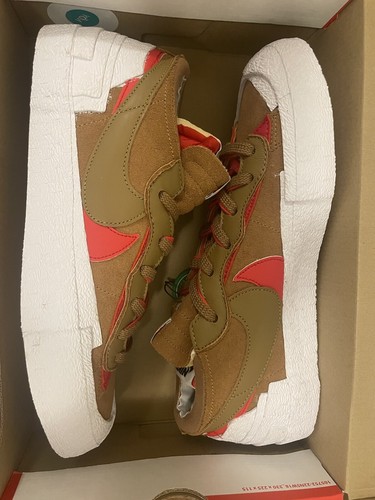 Size 10 - Nike Blazer Low x Sacai British Tan 2021 | eBay
