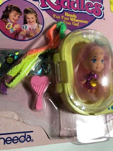 LIDDLE KIDDLES MIP UNEEDA 1996 CLIP-ONS PINK HAIR