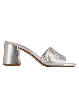 

CALVIN KLEIN Womens Silver Elora Toe Block Heel Slip On Heel Sandal 8,5 M, Серебряный, KCELORA2