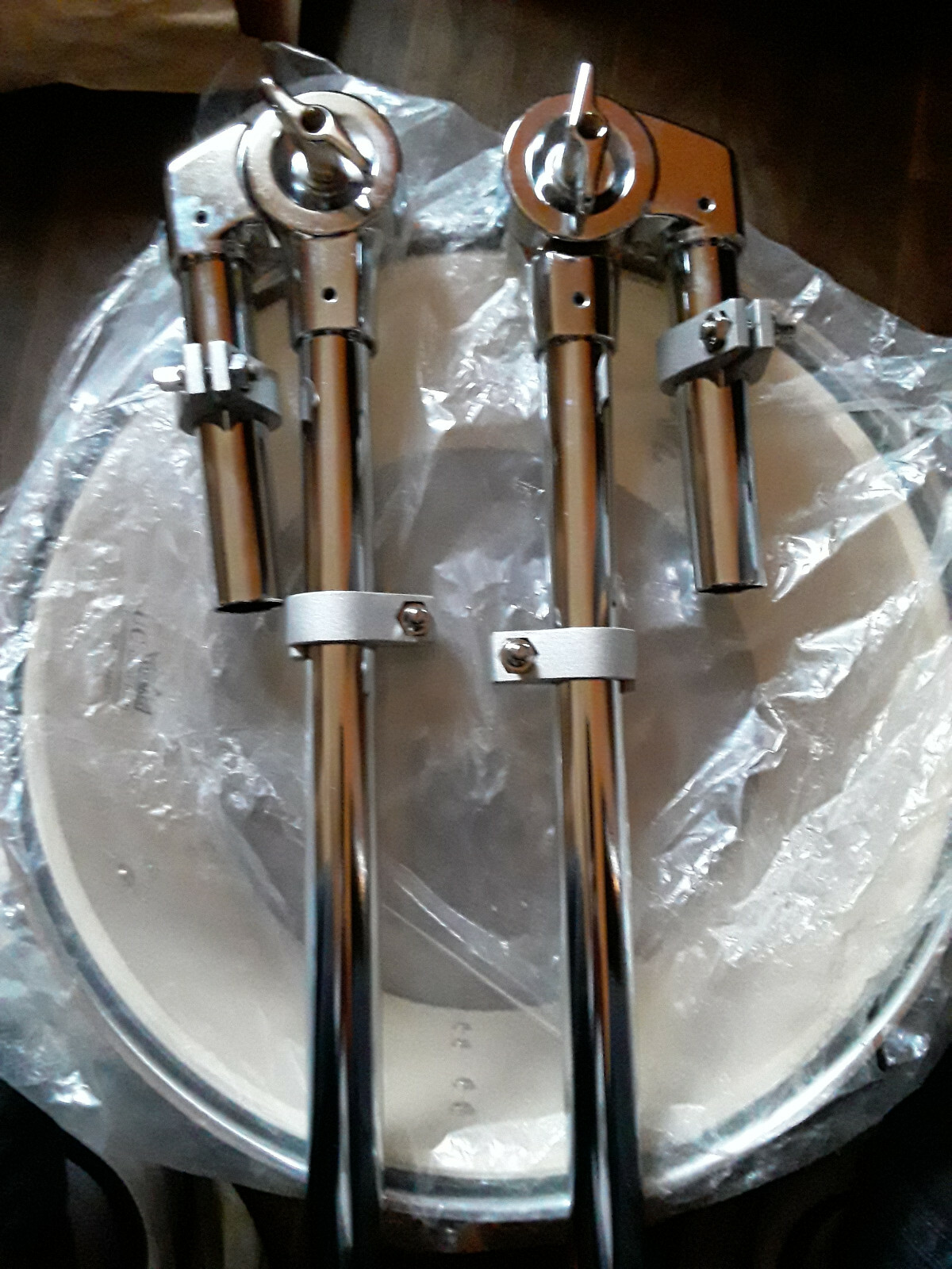 Blue Percussion Plus 12x9 tom-tom with two(2) new mounts