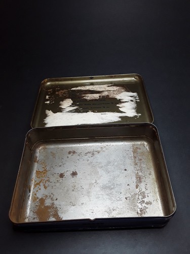 Vintage Johnson & Johnson Auto First Aid Kit Box with Wristlet & Nurse Doll