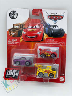 MINI RACERS DISNEY PIXAR CARS 3-PACK HOLLEY SHIFTWELL