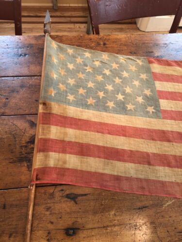 Antique 39 Star American Flag - Scarce