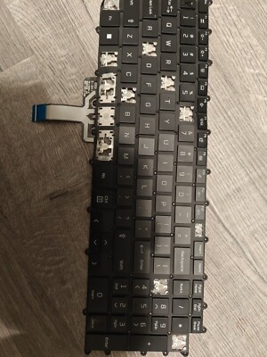LG gram 17  | 17Z90P | 17Z90Q | BLACK SINGLE REPLACEMENT KEYBOARD KEYS KEYCAPS