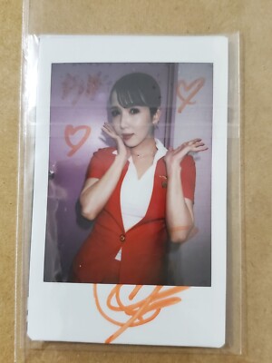 Aya Uchida Polalorid Instax Cheki Photo Autograph Signed JapaneseAV idol 友田彩也香