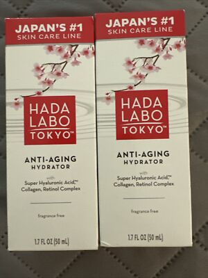 Lot of 2 Hada Labo Tokyo Anti-Aging Hydrator Face Serum