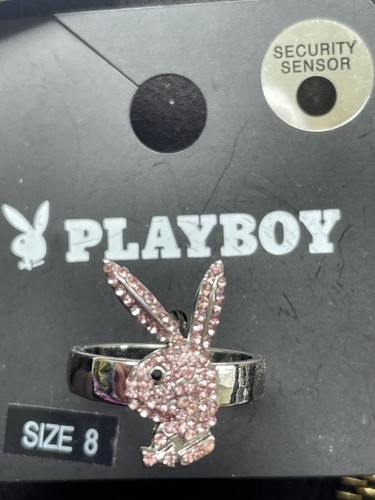 NWT! Playboy Bling Crystal Pink Ring Size 8. | eBay