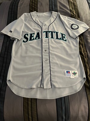 Ken Griffey Jr Seattle Mariners Pro Cut Team Issue Authentic Russell Jersey 48