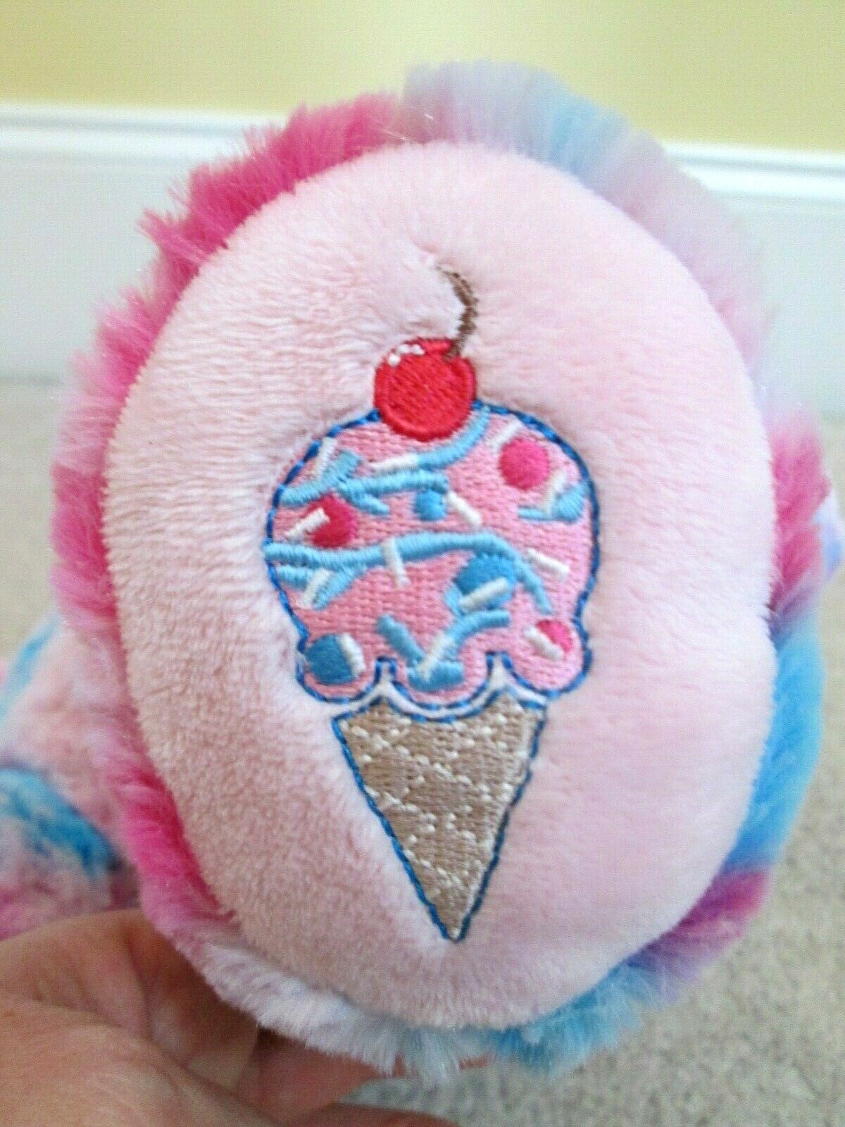 Build a Bear Ice Cream Teddy Bear Bubblegum 16