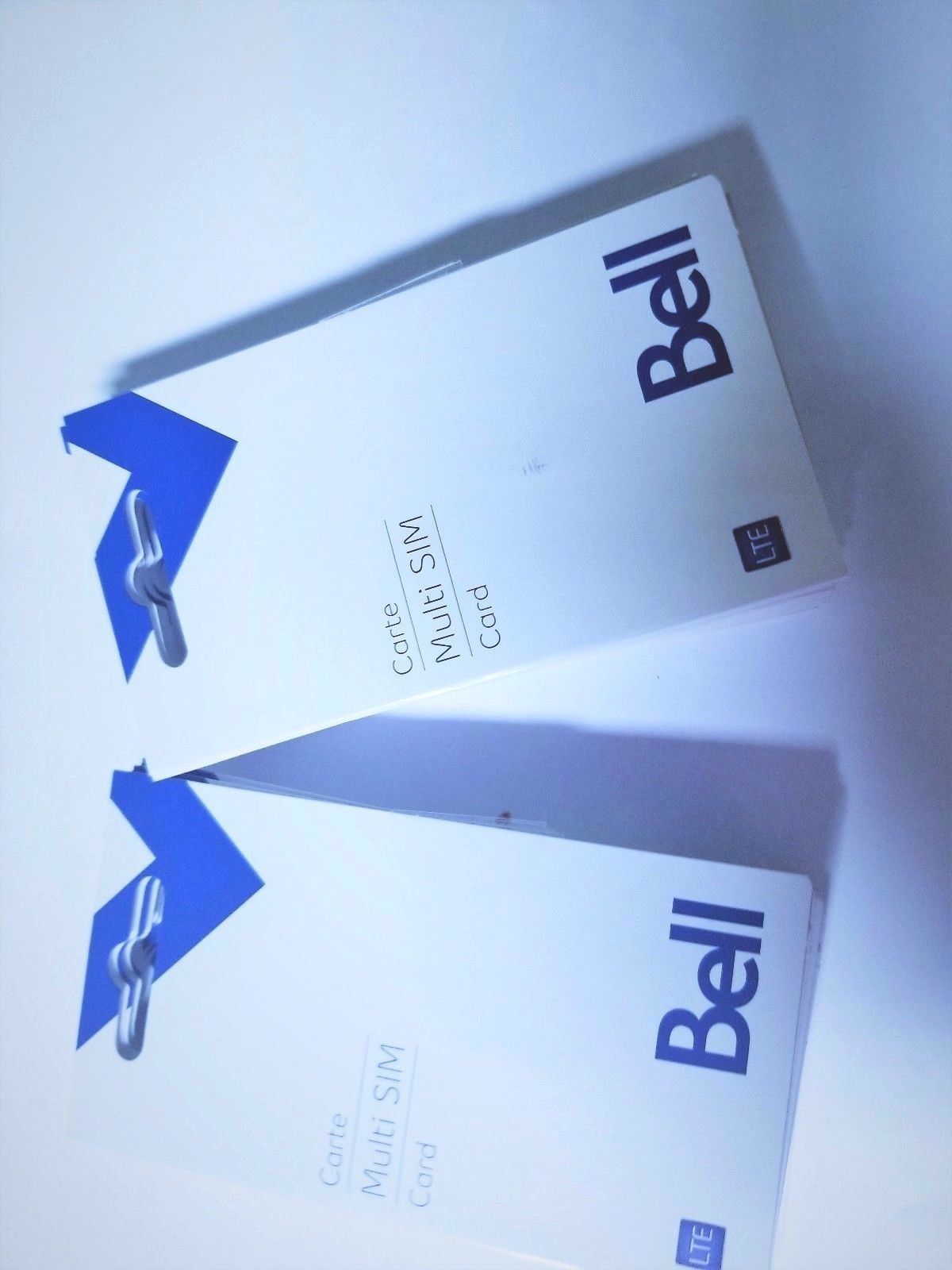 Bell Mobility Multi-Sim Card (Nano-Micro-Regular)LTE Travel Pre/Postpaid