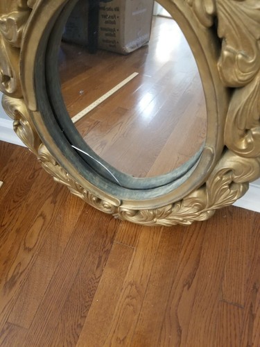 Antique/Vintage Stunning Mirror w/ crack26inches in height
