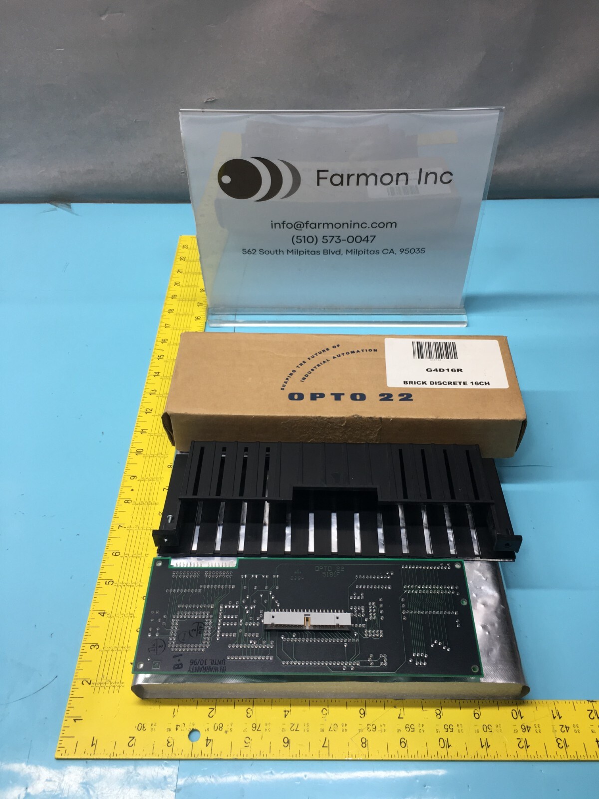 OPTO 22 G4D16R REMOTE DIGITAL 16 CHANNEL MULTIFUNCTION I/O UNIT, 147976