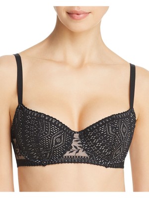 

Черный сетчатый бюстгальтер на косточках PASSIONATA Intimates с низким вырезом, 5501