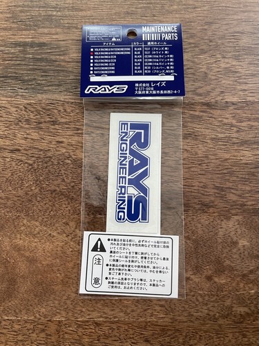 SHIPS FREE Real OG VOLK RAYS TE37 stickers Japan Racing Wheel decals spoke BLUE