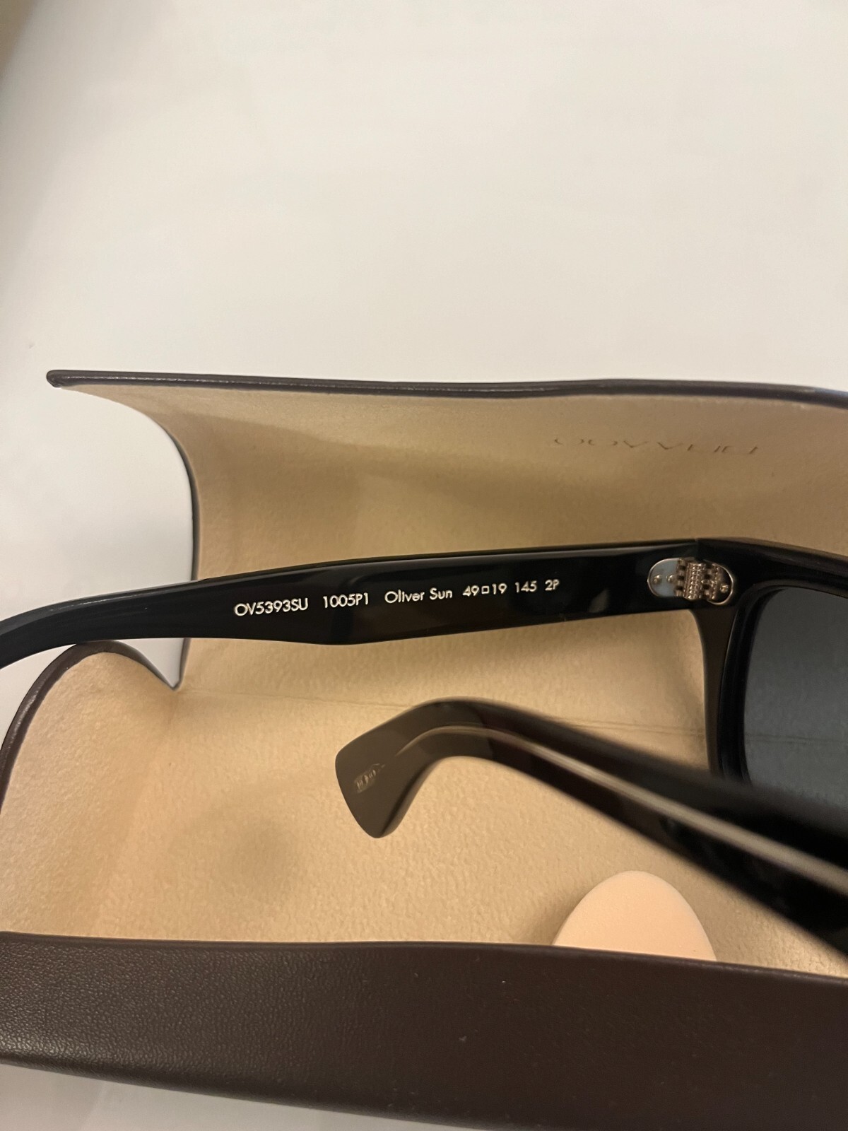 Pre-owned Oliver Peoples Oliver Polarized Sun Ov5393su 49mm Msrp$582 Iver Rare Find In Teal Polarized