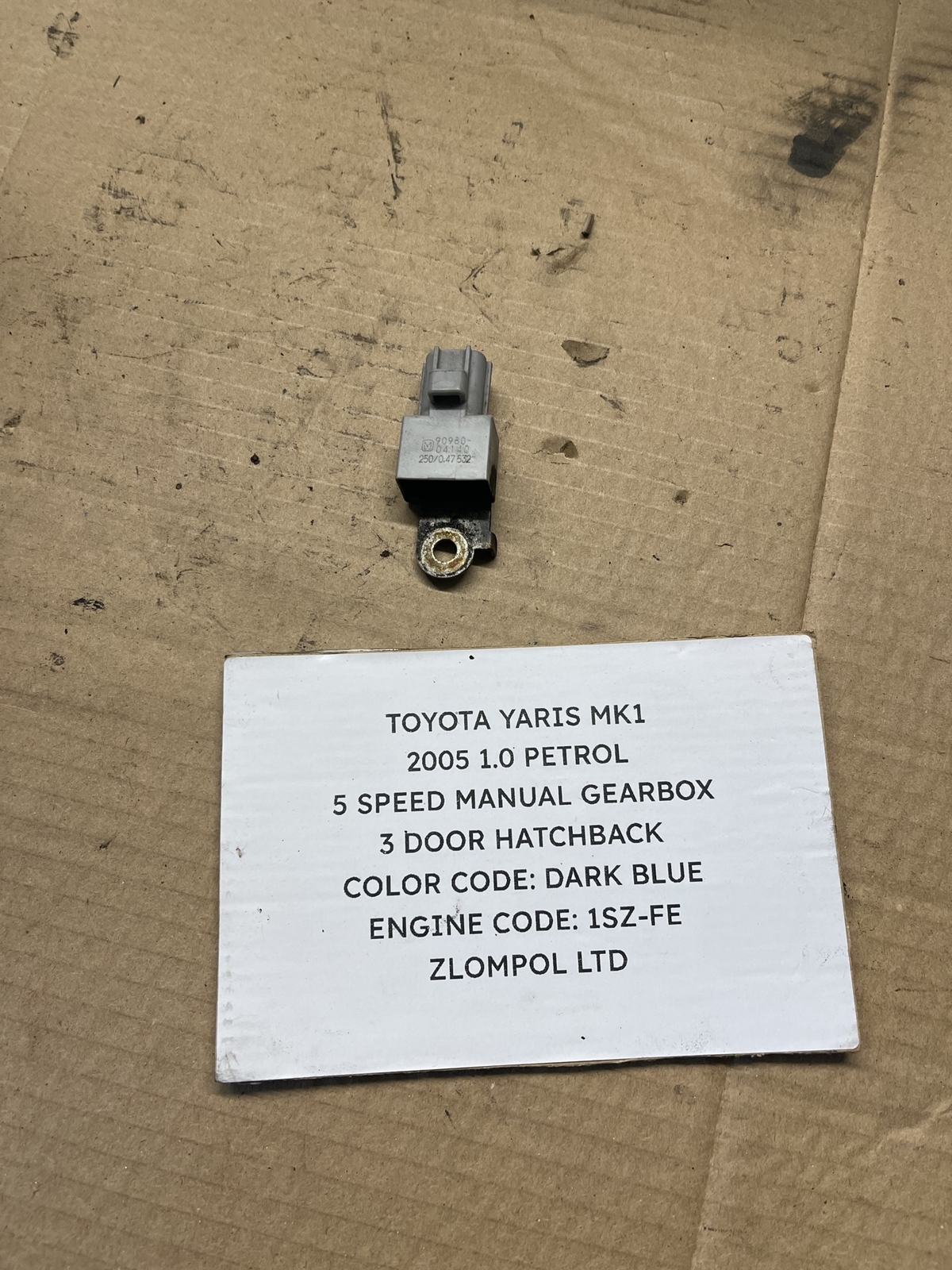 Toyota Yaris Mk1 2005 1.0 Petrol (1SZ-FE) - Condenser Relay 90980-04140