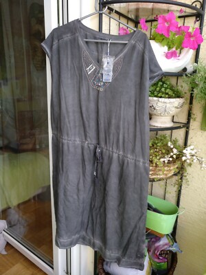 CECIL Sommerkleid Herbst Strand City Party  Kleid Gr L neu mit Etikett Grau