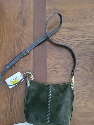 Hobo Pier Small Crossbody Suede Leather bag