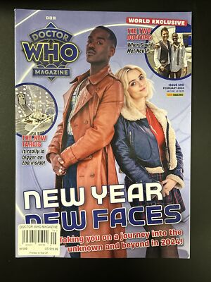 Bbc DOCTOR WHO Magazine Issue 599 NEW YEAR NEW FACES February 2024