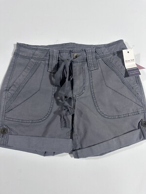 NWT Jag Jeans Petite Women s Adeline Shorts Grey Size 0P $69.99