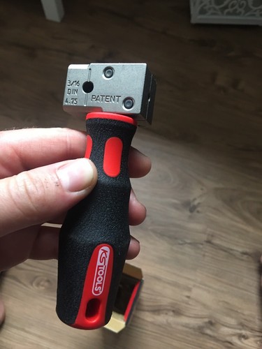 KS TOOLS Bremsleitungsklemme – Biegewerkzeug Für Bremsleitungen, 15 Mm