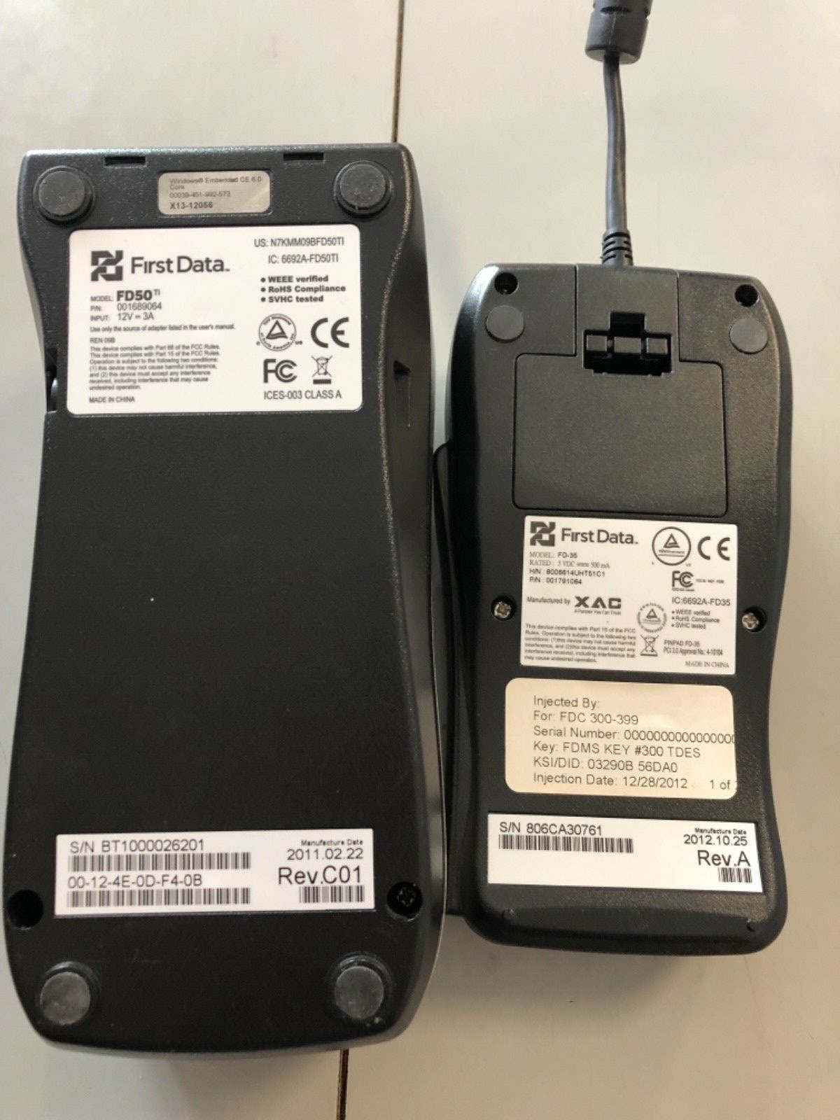 FD 50 Credit Card Machine and  key Pad!