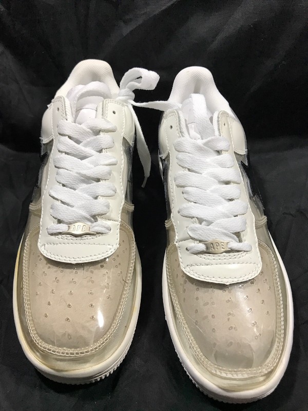 bape shoes clear