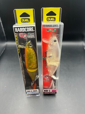 2 DUEL Hardcore NOI-Z 105F Jointed Subsurface Wakebait Lures Assorted Colors