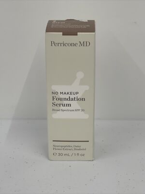 Perricone MD No Makeup Foundation Serum Broad Spectrum SPF 20 1 fl Oz RICH