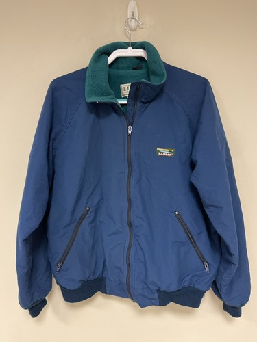 Vintage LL Bean bomber Jacket Coat Mens Size L Large 80s 90s USA