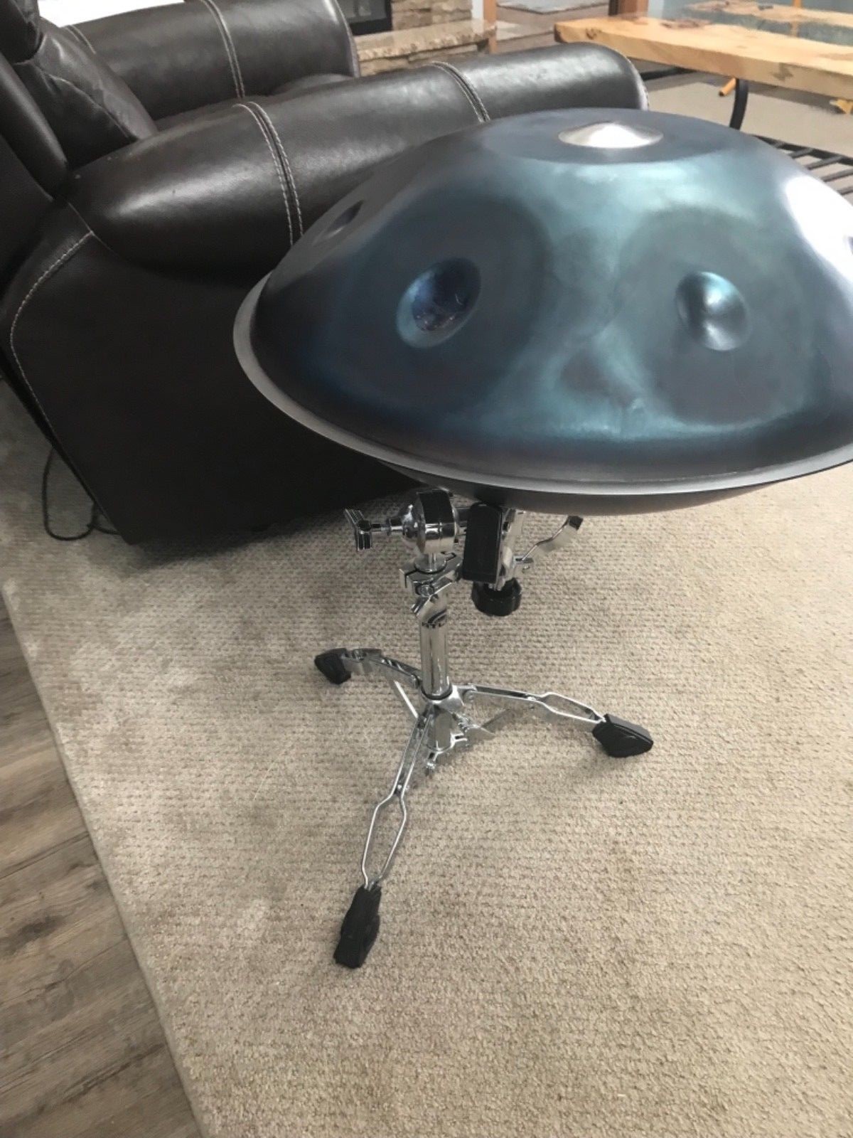 Handpan Ithsmus Insruments E SaByeD with Case and Stand