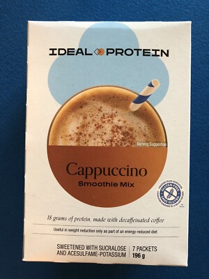 Ideal Protein Cappuccino Smoothie Mix - 7 Packets - EXP 10/31/25  FREE SHIPPING