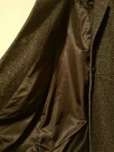 Pre-owned Jones New York Jones York Plus Size Women Winter Wool Coat Sz 3x Black Tweed ( 22w / 24w)