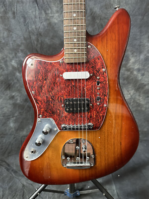 Custom Shop Left Handed Jaguar Electric Guitar Chrome Hardware Vintage Sunburst