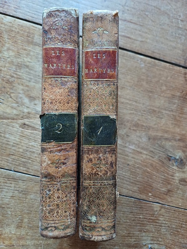 Chateaubriand : Les Martyrs - 2 Vol - Edition Originale - Le Normant 1809  Be
