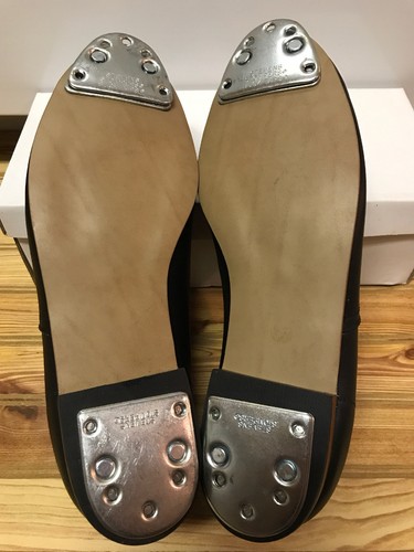 Mr. Stomper Size 10 M MENS Clogging Dance Shoes With Steven Stomper BUCK Taps