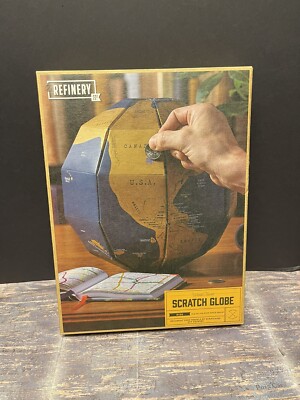 3D Globe Scratch Off World Map with Country Scratch Map World Travel Traveling