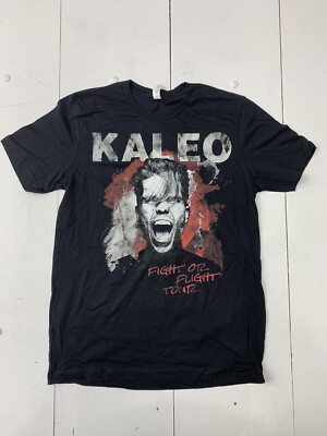 Kaleo Fight Or Flight Black Short Sleeve Shirt Size Large New