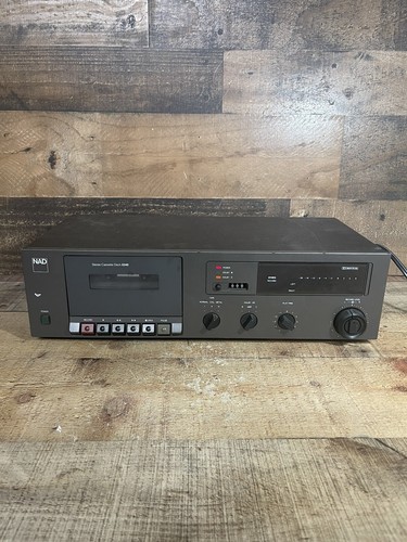 NAD 6240 Stereo Cassette Deck Tape Player Recorder 80's Japan Read