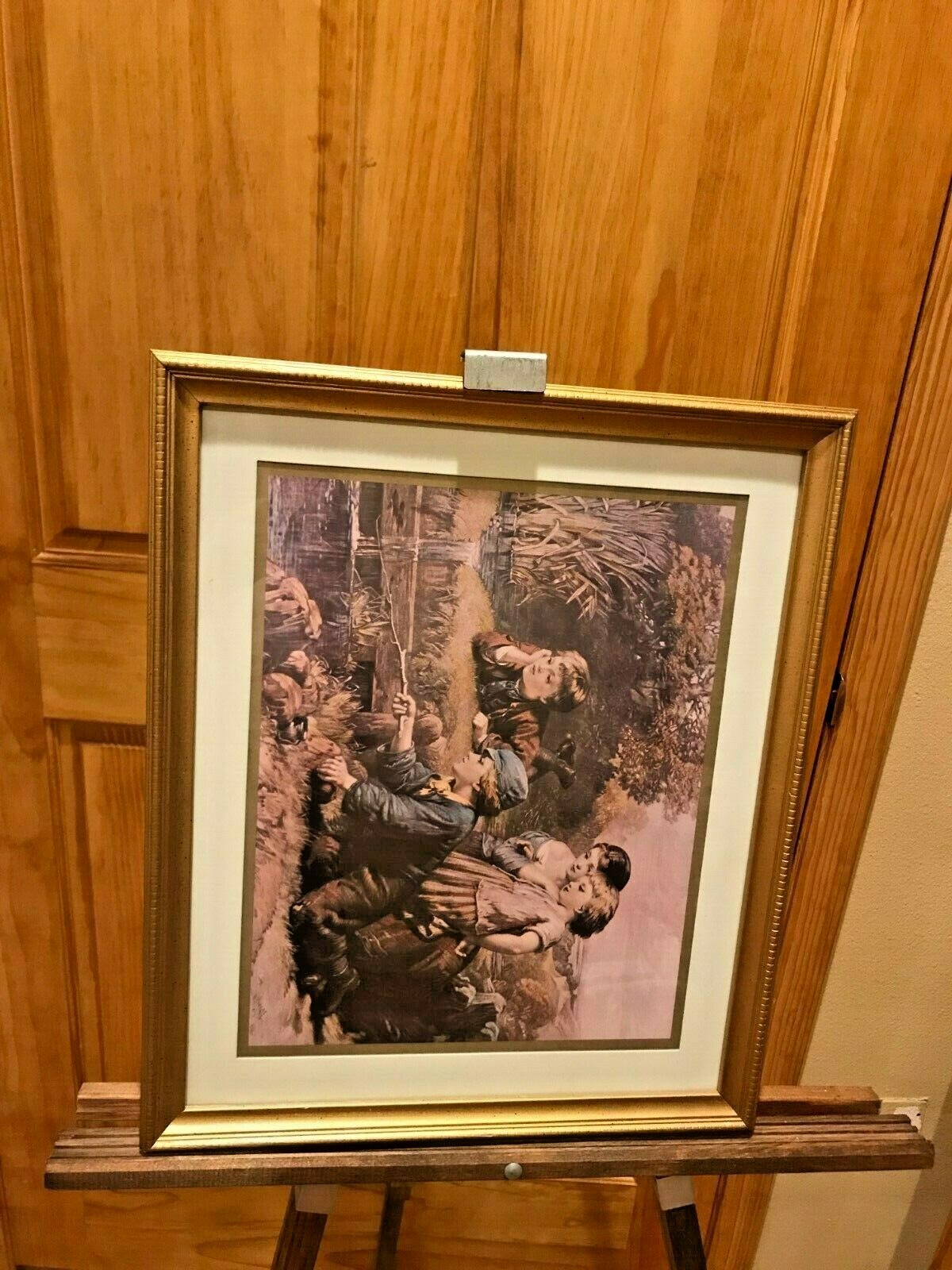 Wooden Anco Bilt Artist Adjustable Display or Painting Easel, 38 to 66 Inches